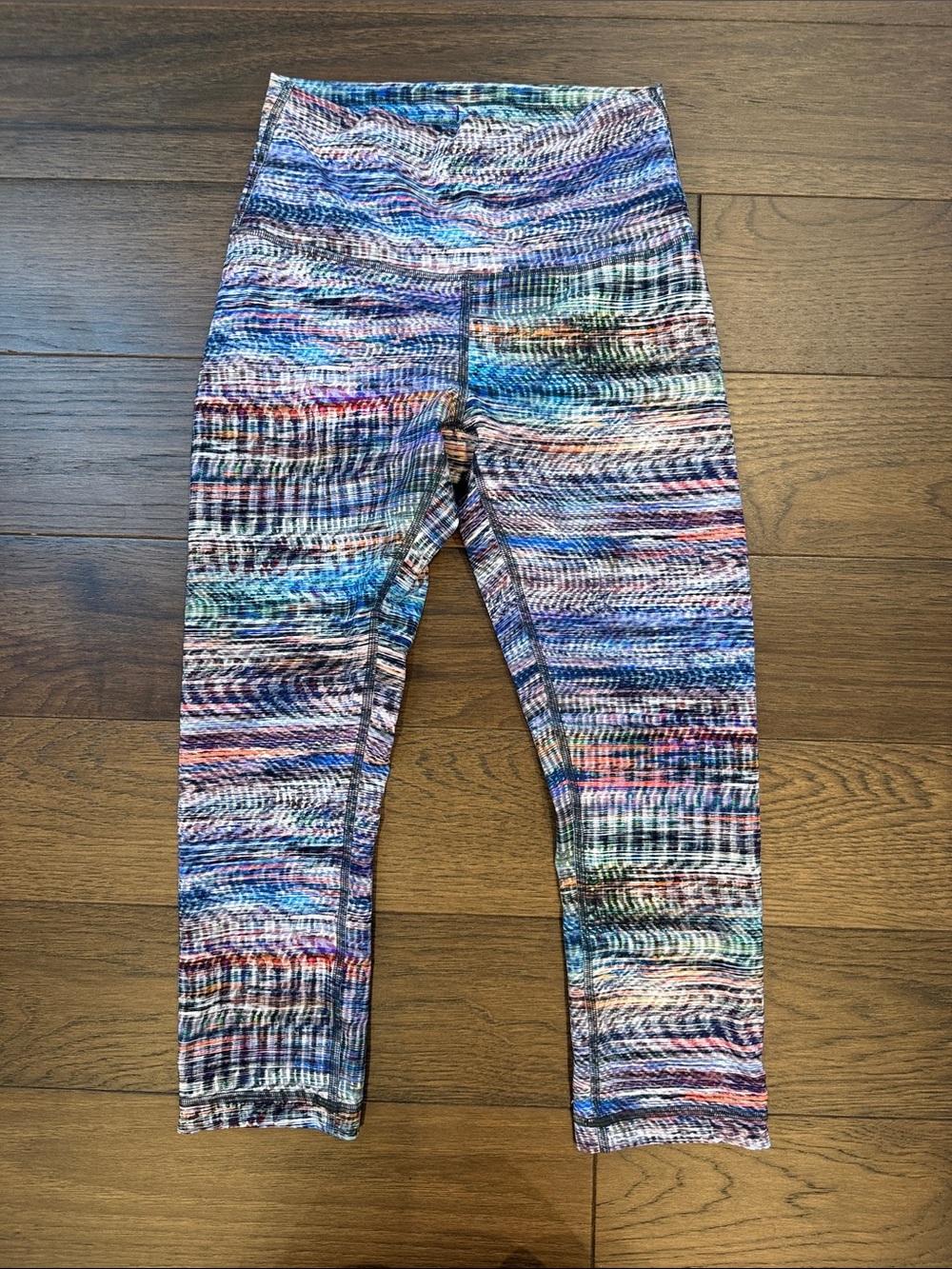 lululemon athletica Heathered Stripe Leggings Size 6 - 20" - C1-132